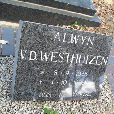 WESTHUIZEN Alwyn, v.d. 1935-1976