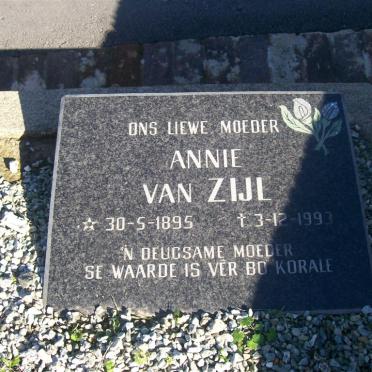 ZILJ Annie, van 1895-1993