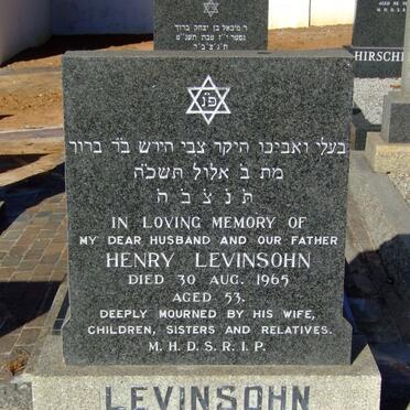 LEVINSOHN Henry -1965