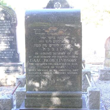 LEVINSOHN Isaac Jacob -1948