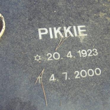 ? Pikkie 1923-2000