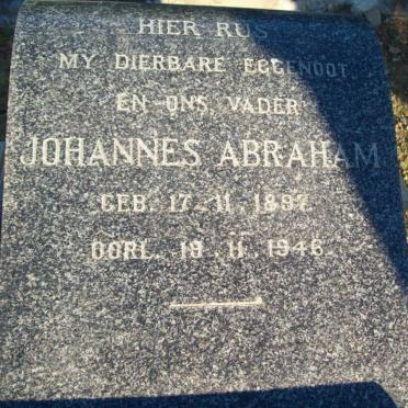 ? Johannes Abraham 1897-1946