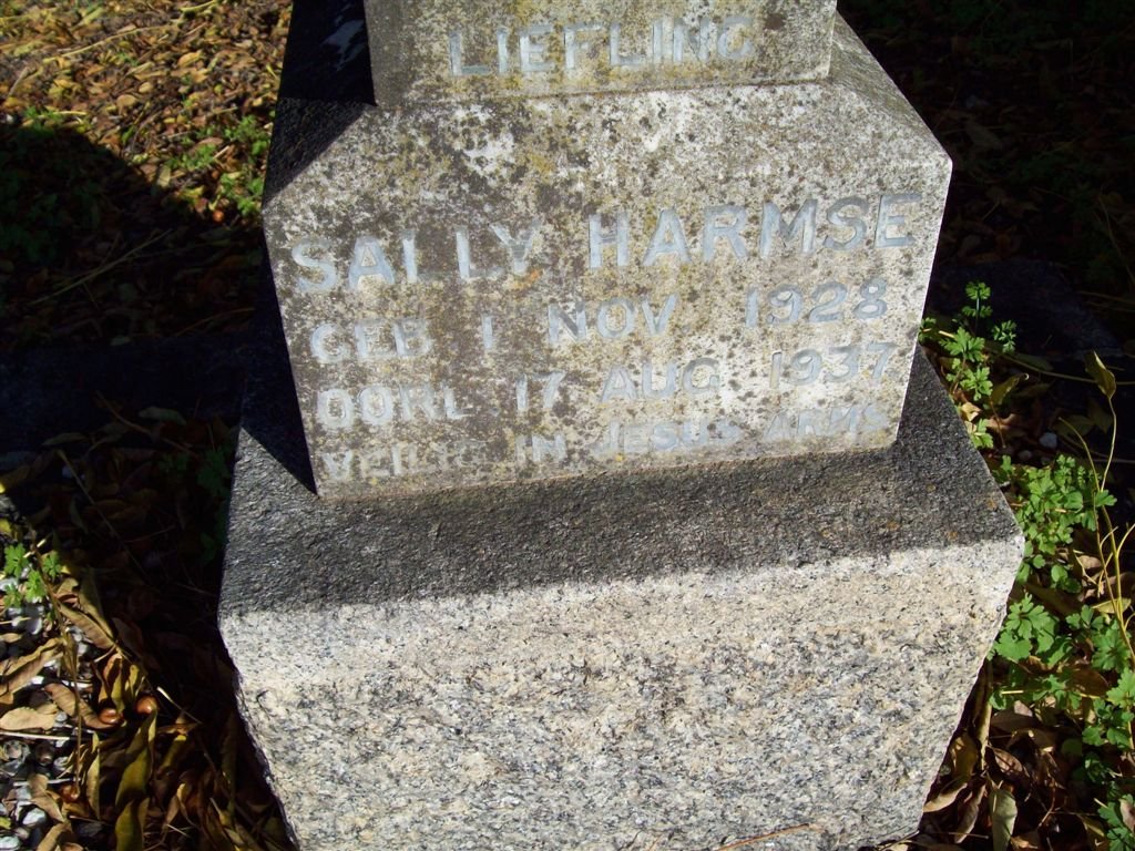 HARMSE Sally 1928-1937