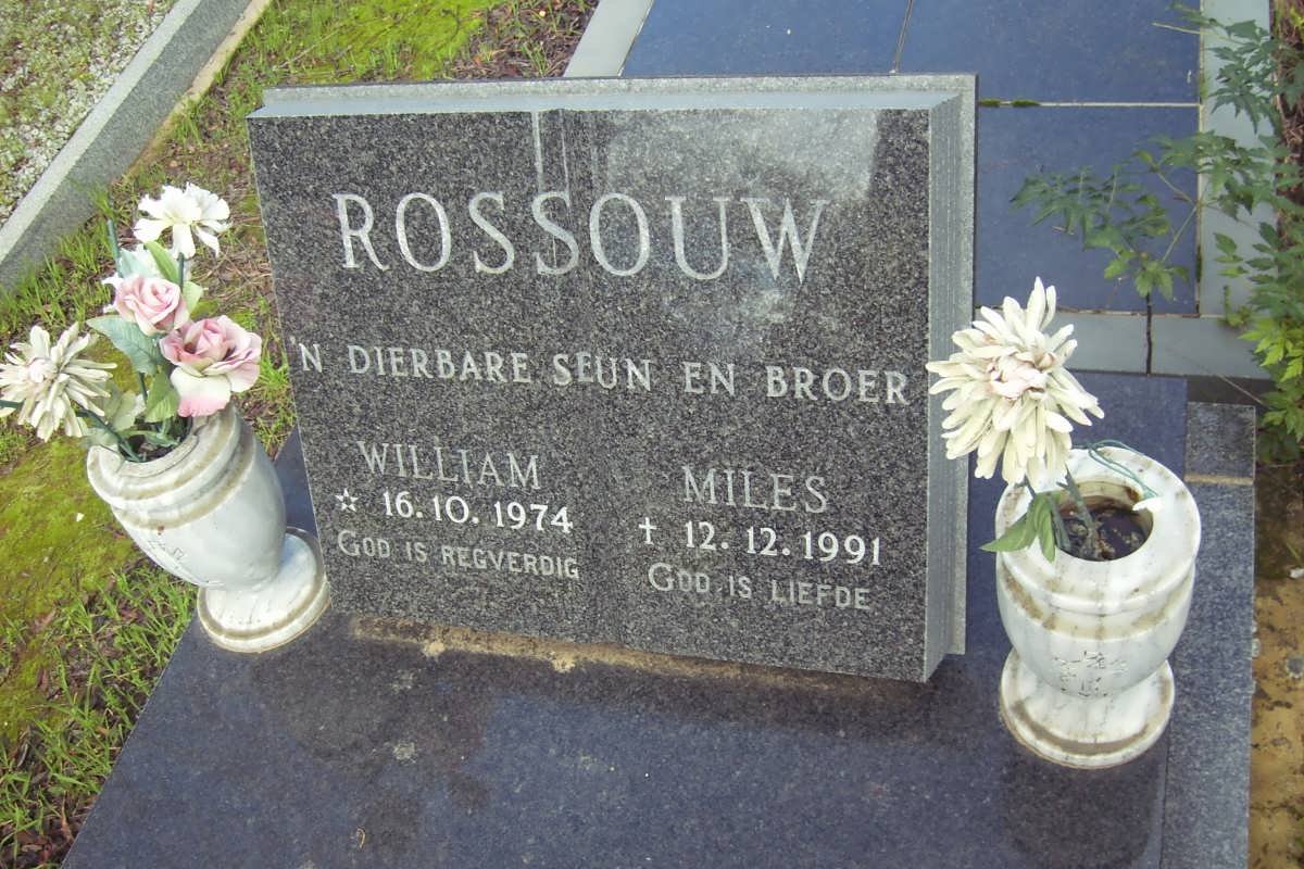 ROSSOUW William Miles 1974-1991