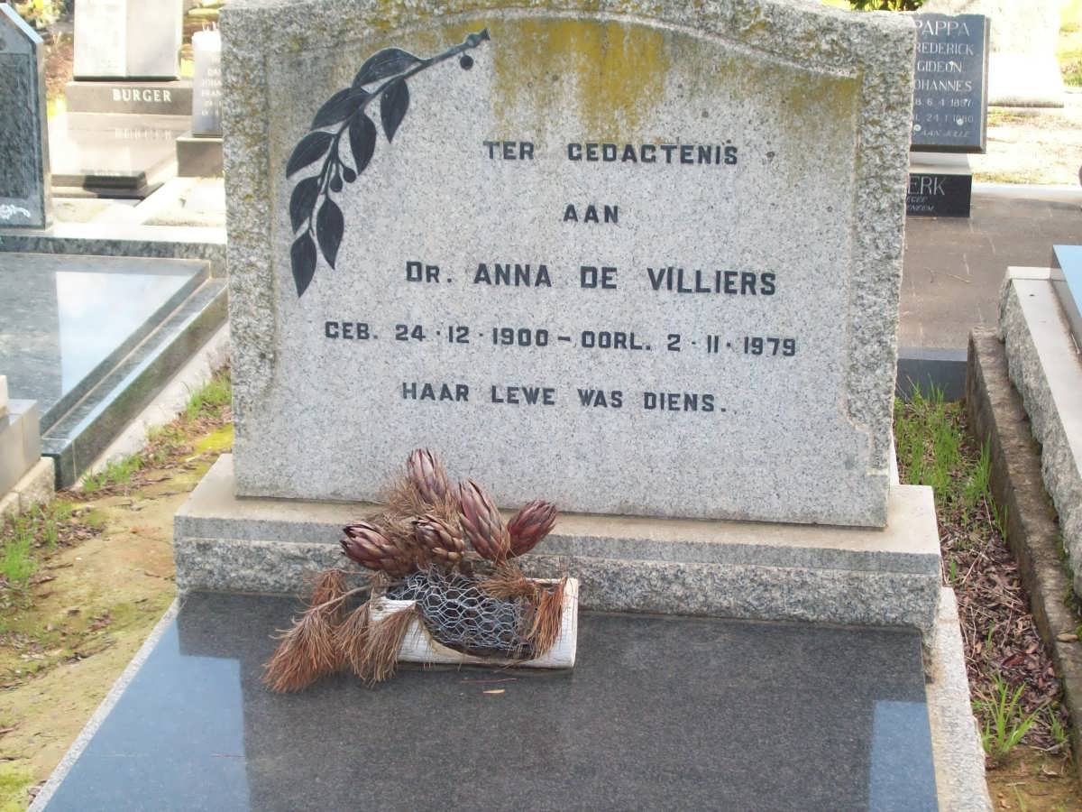 VILLIERS Anna, de 1900-1975