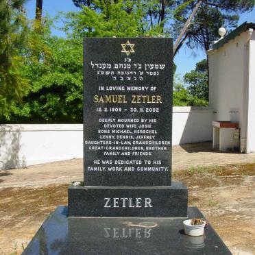 ZETLER Samuel 1909-2002