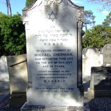 SHERMAN Michael -1937