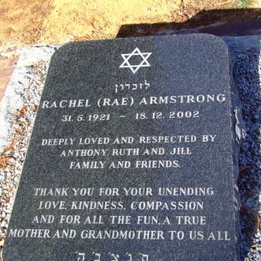 ARMSTRONG Rachel 1921-2002