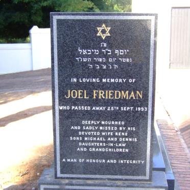 FRIEDMAN Joel -1993