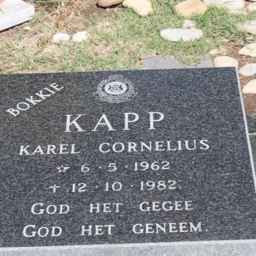 KAPP Karel Cornelius 1962-1982