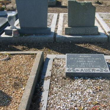 AUER Rudolf 1903-1973 &amp; Anna Rosa 1914-1994