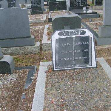 AUCAMP Louis Johannes 1931-1980