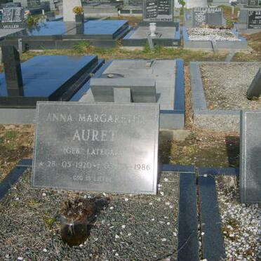 AURET Anna Magaretha nee LATEGAN 1920-1986