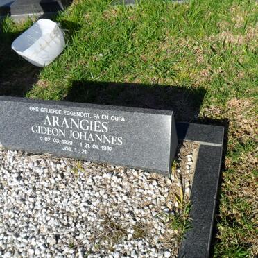 ARRANGIES Gideon Johannes 1929-1997