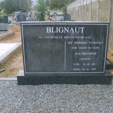 BLIGNAUT Jan Hendrik 1927-1999