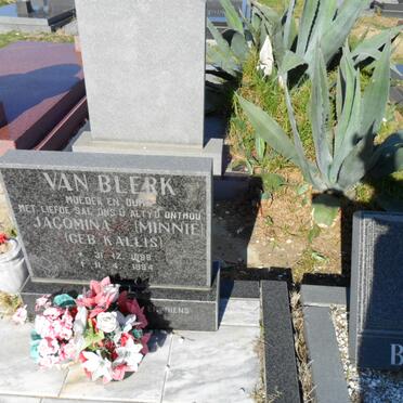 BLERK Jacomina, van nee KALLIS 1898-1994