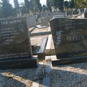 BECKER Jan H. C. 1907-1975 &amp; Helena ?-1996