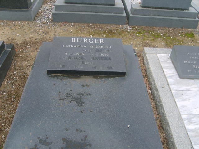 BURGER J.A. 1904-19?? :: BURGER Catharina Elizabeth 1906-1979