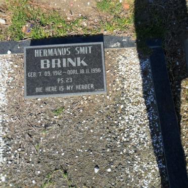 BRINK Hermanus Smit 1912-1996