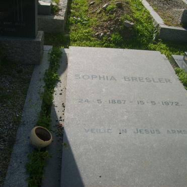 BRESLER Sophia 1887-1972