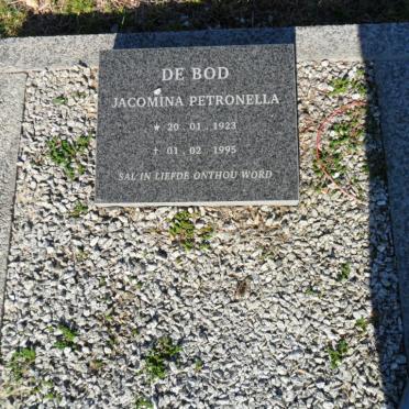 BOD Jacomina Petronella, de 1923-1995