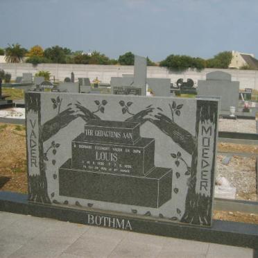 BOTHMA Louis 1930-1990
