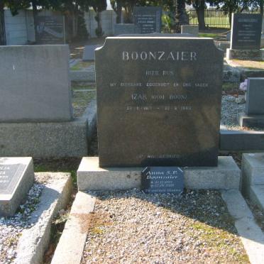 BOONZAIER Izak 1917-1989 :: BOONZAIER Anna S.P. 1923-2005