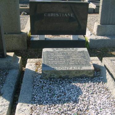 BOONZAIER L.H. 1908-19?9 &amp; Sarah Gertruda -1969