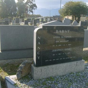 BABST Johannes Daniel 1911-1985 &amp; Anna Susanna BREDENKAMP 1910-1972
