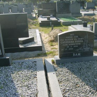BAM Catherina Sophia nee ROBERTSON 1894-1984