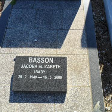 BASSON Jacoba Elizabeth 1940-2000