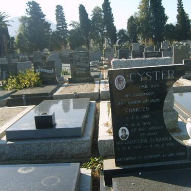 CYSTER Charles 1905-1975 &amp; MArgaretha Susanna 1904-1976