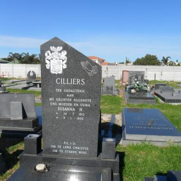 CILLIERS Susanna H. 1912-1993