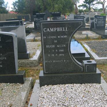 CAMPBELL Hugh Allen 1916-1976
