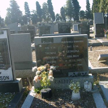 CALITZ Thomas Frederich Dreyer 1926-1978