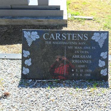 CARSTENS Abraham Johannes 1929-1998