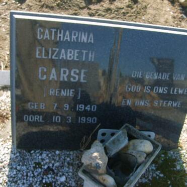 CARSE Catharina Elizabeth 1940-1990