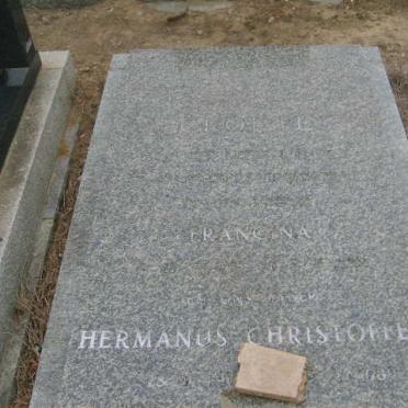 CLOETE Hermanus Christoffel &amp; Francina