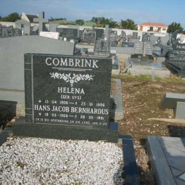 COMBRINK Hans Jacob Bernhardus 1908-1991 &amp; Helena UYS 1906-1986