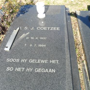 COETZEE H.S.J. 1937-1994