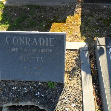 CONRADIE Aletta 1899-1993