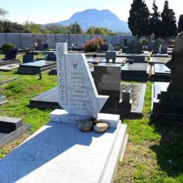 COLLOCOT Gerald Arthur 1924-1993 &amp; Irene Cornelia GOLDIE 1924-2006