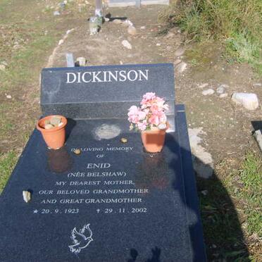DICKINSON Enid nee BELSHAW 1923-2002