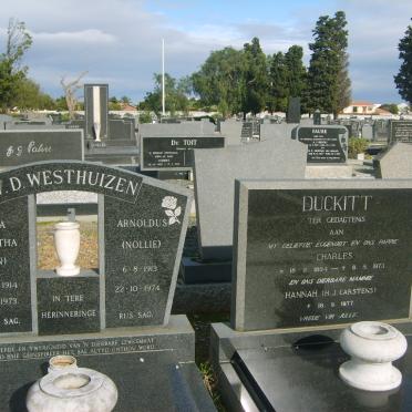 DUCKITT Charles 1894-1973 &amp; Hannah nee CARSTENS -1977