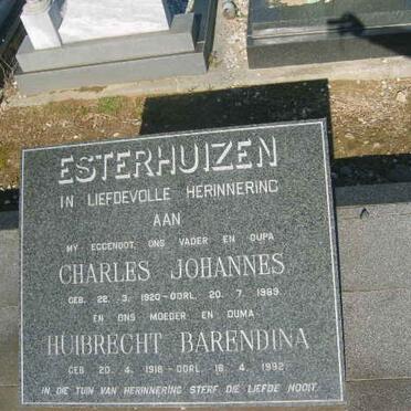 ESTERHUIZEN Charles Johannes 1920-1989 &amp; Huibrecht Barendina 1918-1992