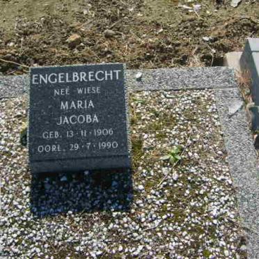 ENGELBRECHT Maria Jacoba nee WIESE 1906-1990
