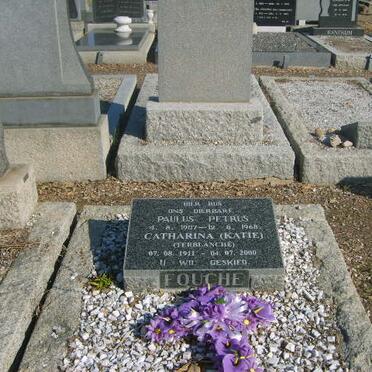 FOUCHE Paulus Petrus 1907-1968 &amp; Catharina TERBLANCHE 1911-2000