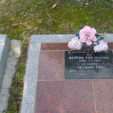 FOX Bertha nee STEFFEN -1999 :: FOX Helmine -1999