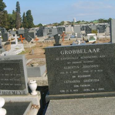 GROBBELAAR Albertus Johannes 1895-1970 &amp; Catharina Gertrtruida  THERON  1901-1990