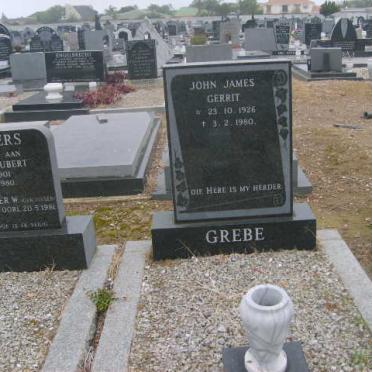 GREBE John James Gerrit 1926-1980
